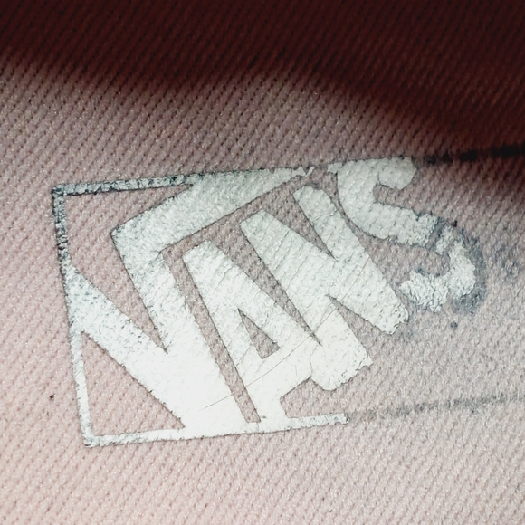 Vans Blush and Cream Checkered Slip-On Sneakers - Picture 9 of 13